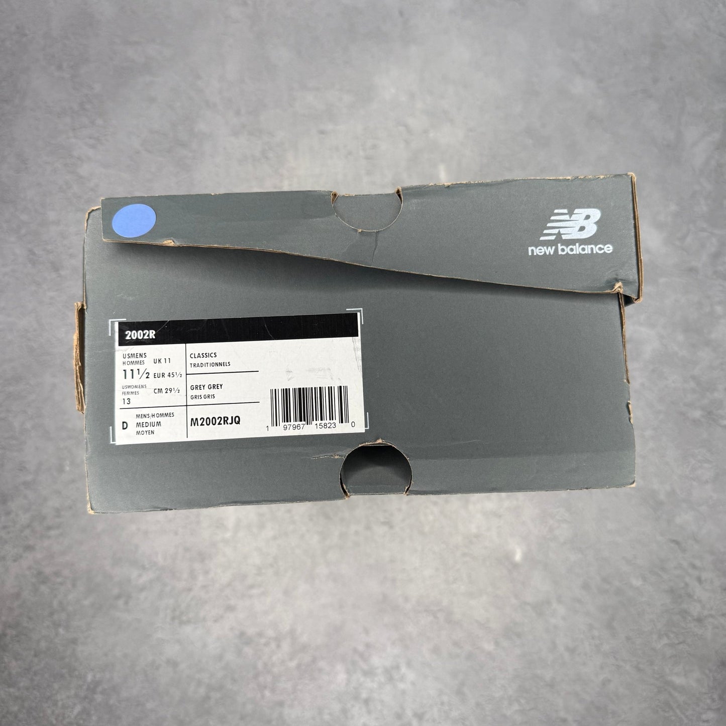 New Balance 2002R Magnent Lead *pre - owned* SIZE 11.5 - Kicks Collective PA - New Balance - M2002RFB - Men's Shoes - 11.5M/13W - Pre - Owned - Replacement Box