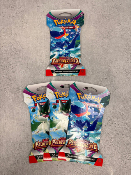 Pokémon Sword & Shield Paldea Evolved Booster Pack (Artwork May Vary) - Kicks Collective PA - Pokemon - POKÉMON-HAA2L076 - Accessories - OS - Brand New