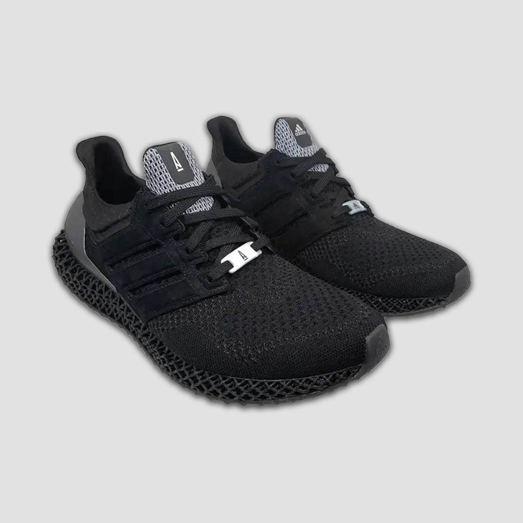 adidas Ultra 4D A Ma Maniere Black front angle of shoe