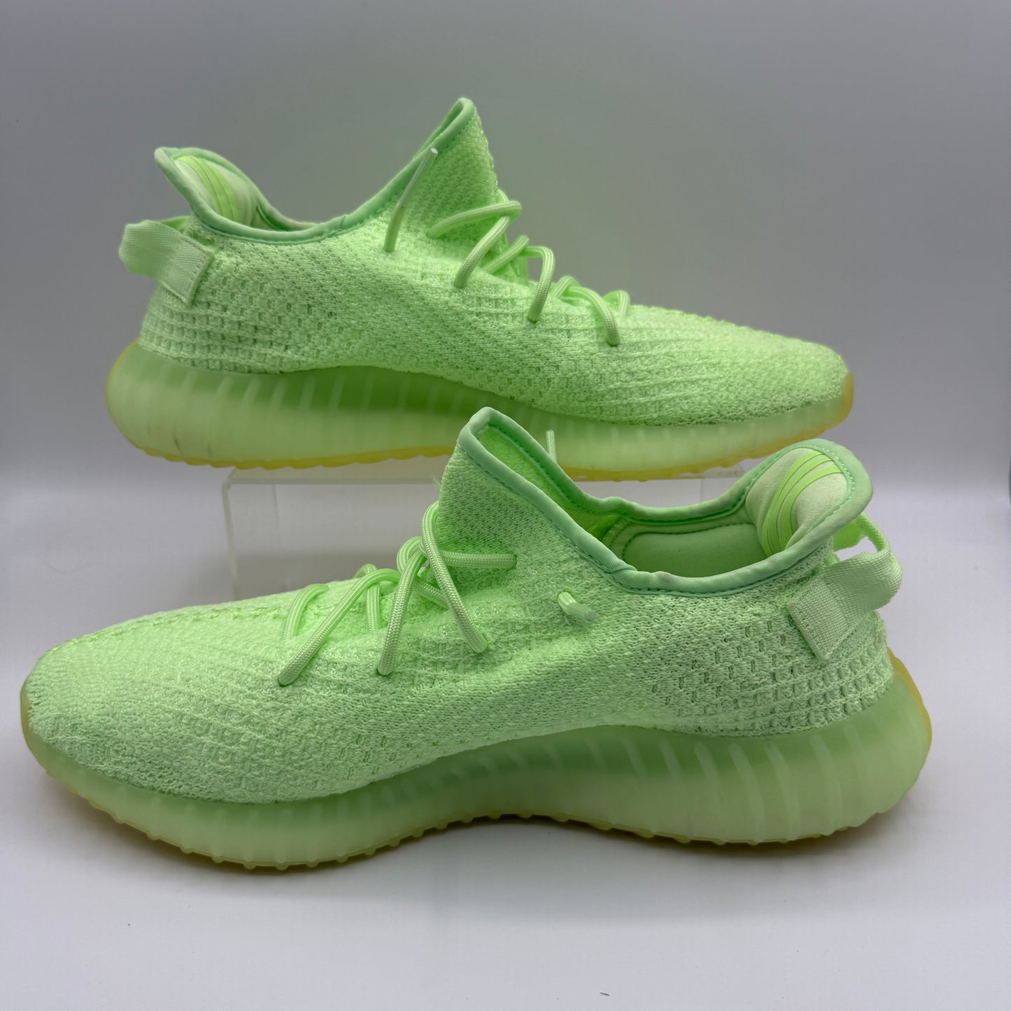 adidas Yeezy Boost 350 V2 Glow insides of shoes