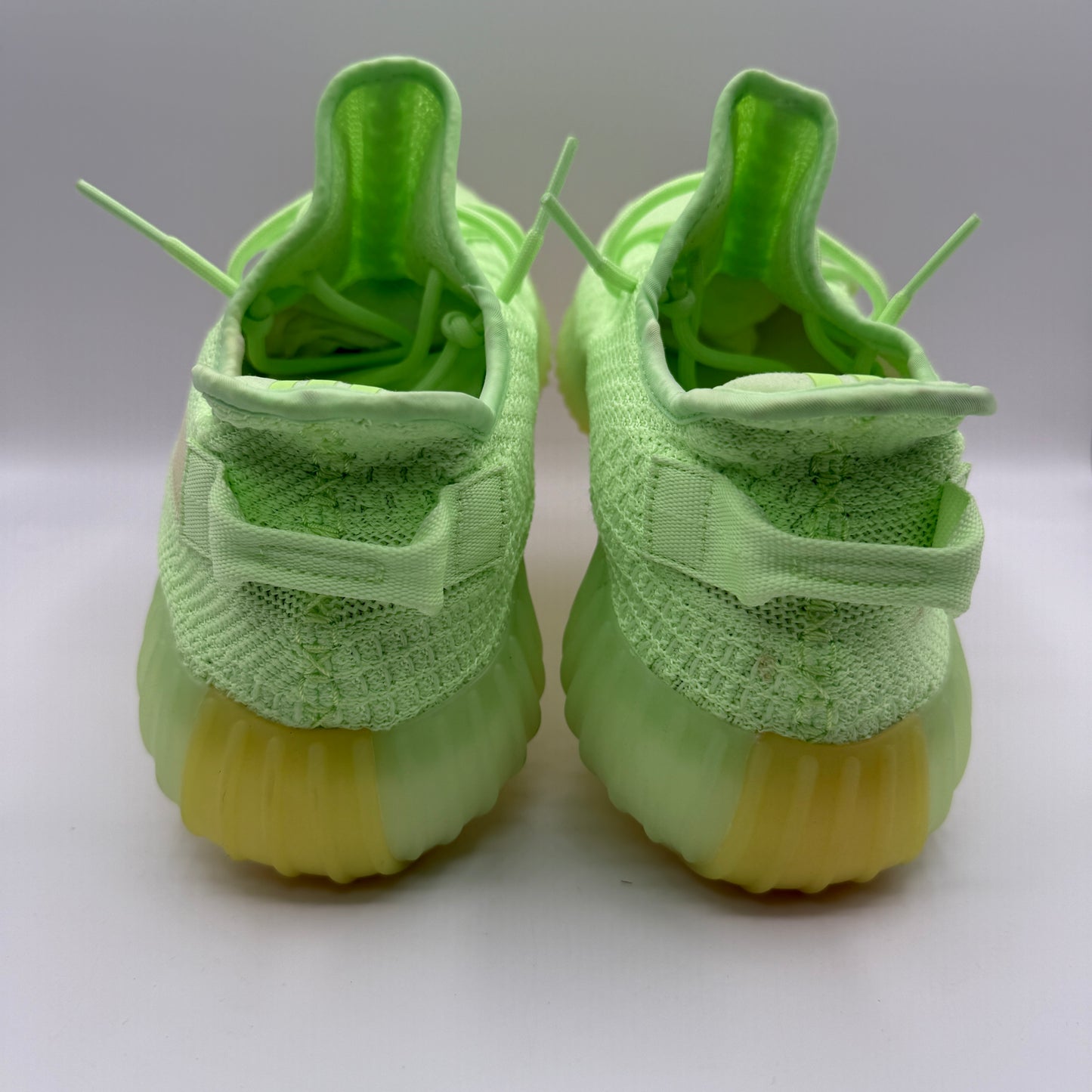 adidas Yeezy Boost 350 V2 Glow abcks of shoes