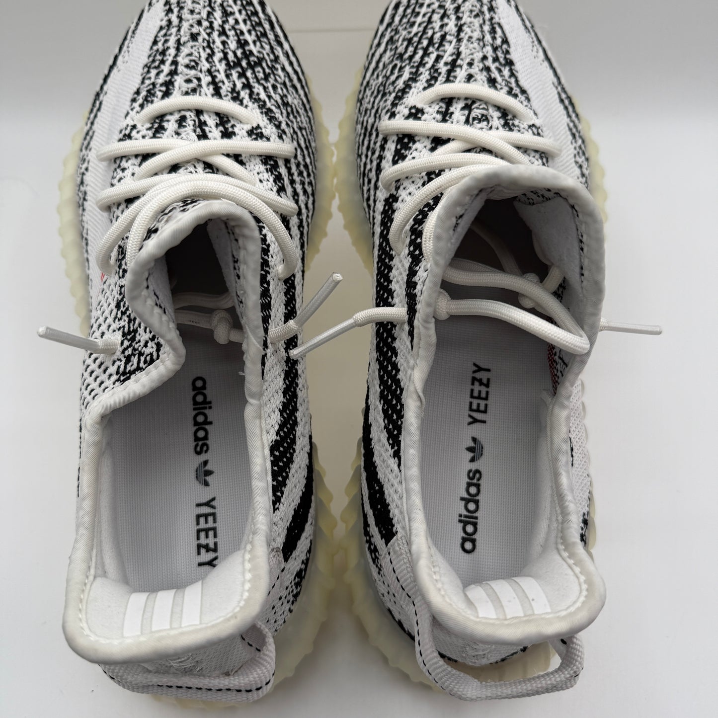 adidas Yeezy Boost 350 V2 Zebra insole of shoe