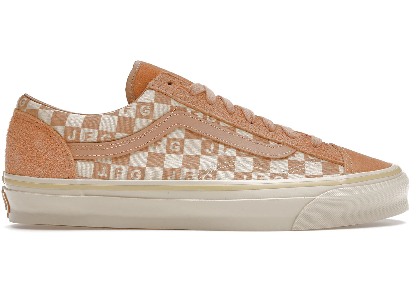 Vans Vault OG Style 36 LX Joe Freshgoods The Honeymoon Stage Peach *pre-owned* SIZE 10
