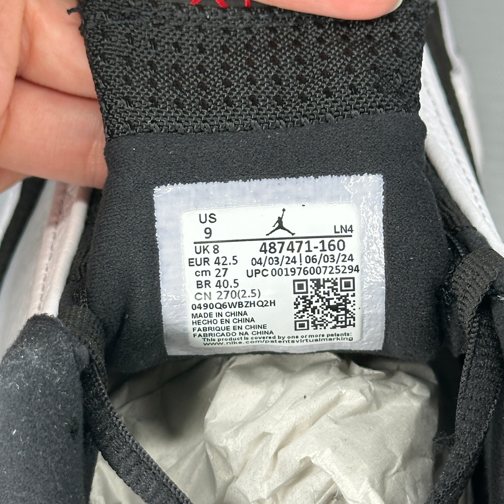 Jordan 14 Retro Black Toe (2024)