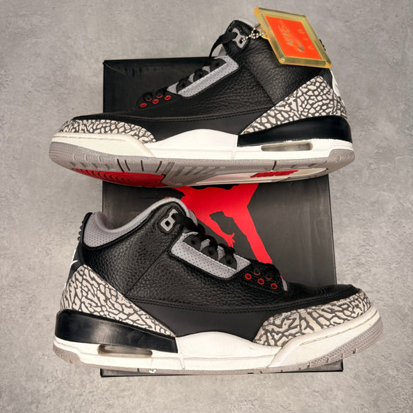 Jordan 3 Retro Black Cement (2018) *pre - owned* SIZE 9 - Kicks Collective PA - Jordan - 854262-001 - Men's Shoes - 9M/10.5W - Pre - Owned