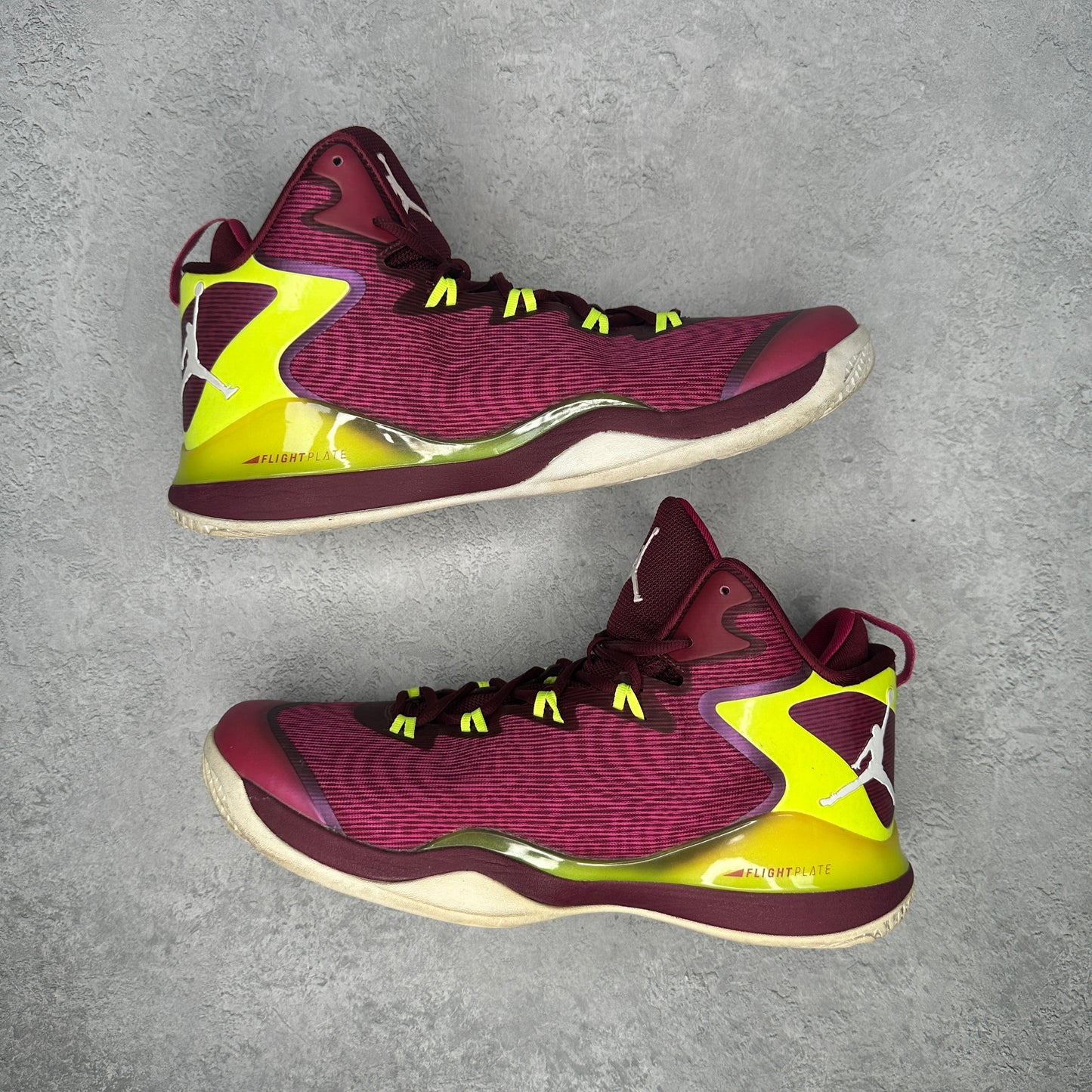 Air Jordan Super.Fly 3 Purple/Green *pre-owned* SIZE 11.5