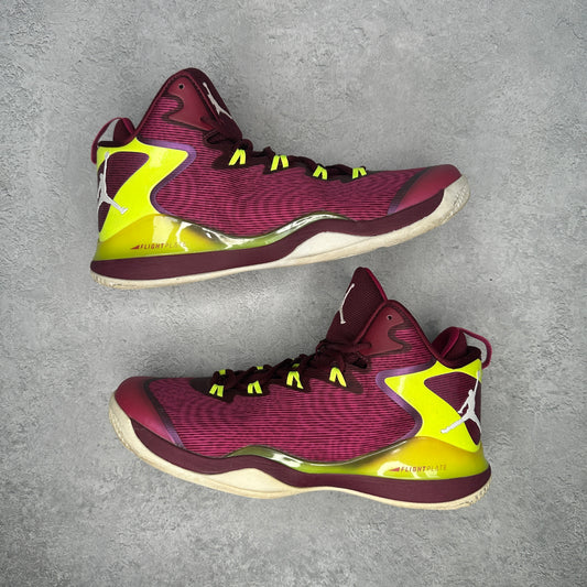 Air Jordan Super.Fly 3 Purple/Green *pre-owned* SIZE 11.5