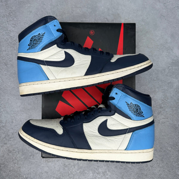 Jordan 1 Retro High Obsidian *pre - owned* SIZE 11.5 - Kicks Collective PA - Jordan - 555088-140 - Men's Shoes - 11.5M/13W - Pre - Owned