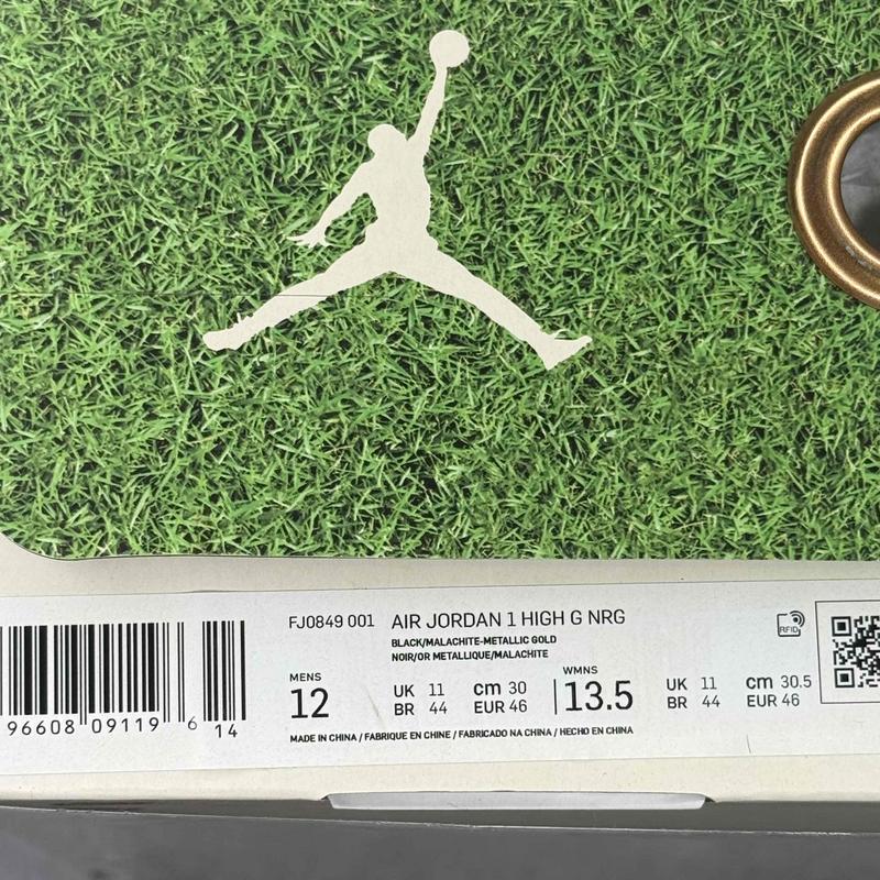 Jordan 1 Retro High Golf Eastside Golf 1961 - Kicks Collective PA - Jordan - FJ0849 - 001 - Men's Shoes - 12M/13.5W - Brand New