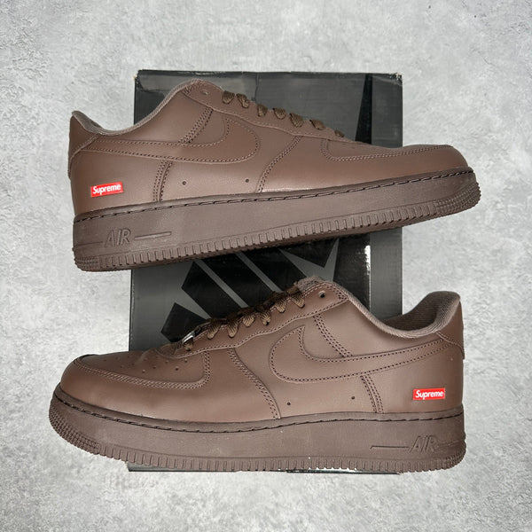 Nike Air Force 1 Low Supreme Baroque Brown *pre - owned* SIZE 11 - Kicks Collective PA - Nike - CU9225-200 - Men's Shoes - 11M/12.5W - Pre - Owned