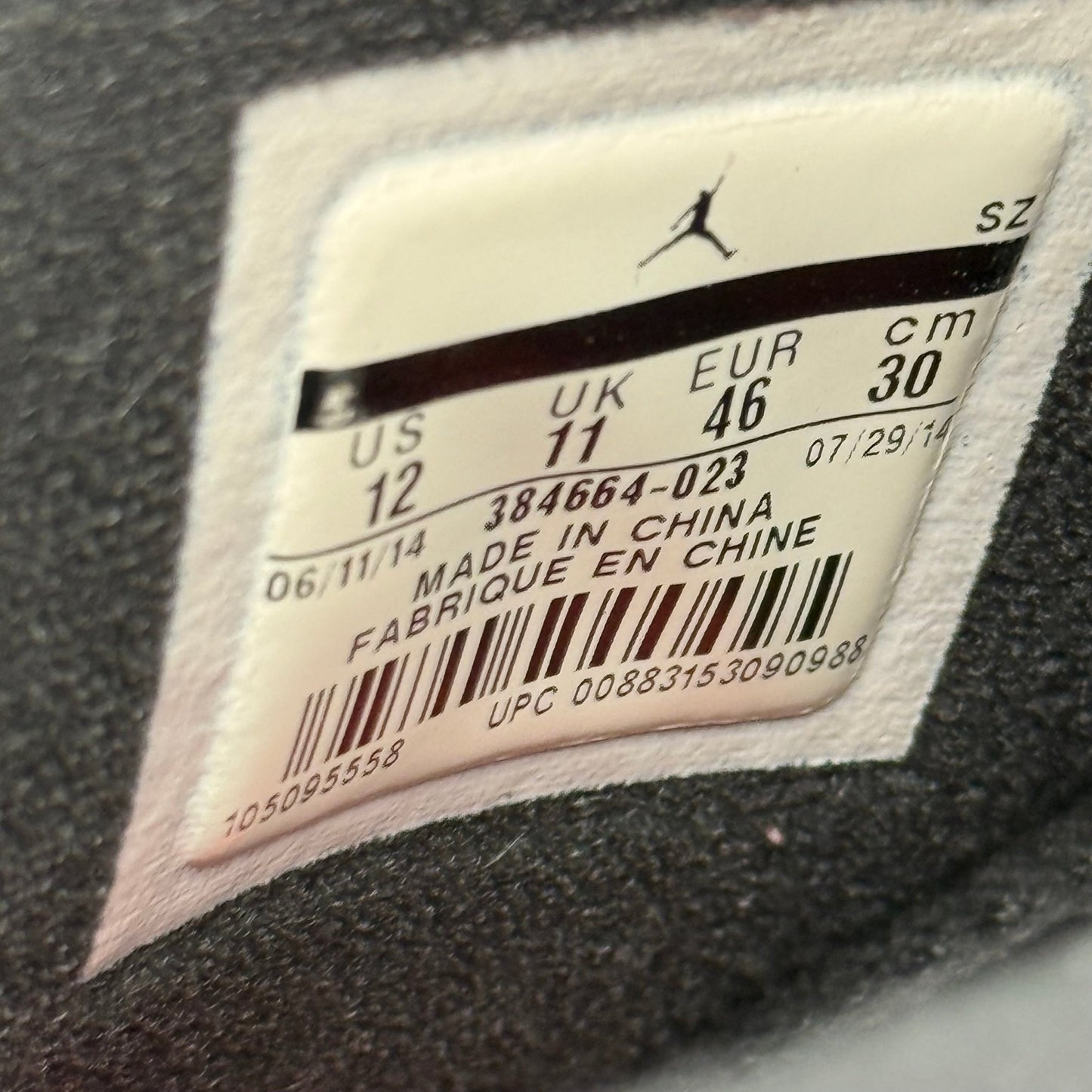 Jordan 6 Retro Infrared Black (2014) *pre - owned* SIZE 12 - Kicks Collective PA - Jordan - 384664-023 - Men's Shoes - 12M/13.5W - Pre - Owned - No Box