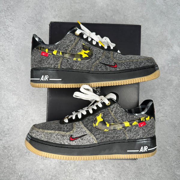 Nike Air Force 1 Low Remix Black *pre - owned* SIZE 9 - Kicks Collective PA - Nike - DB1964-001 - Men's Shoes - 9M/10.5W - Pre - Owned