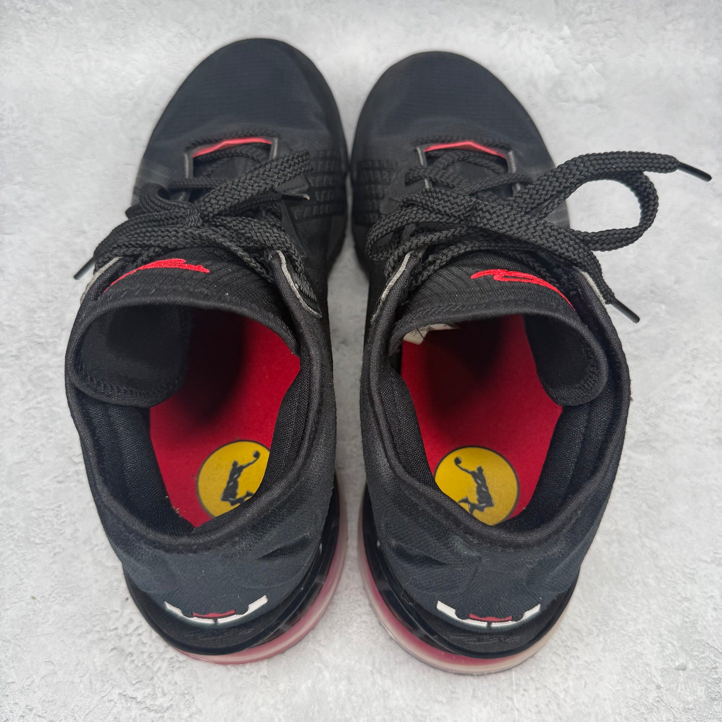 Nike LeBron 18 Low Black Red *pre-owned* SIZE 12