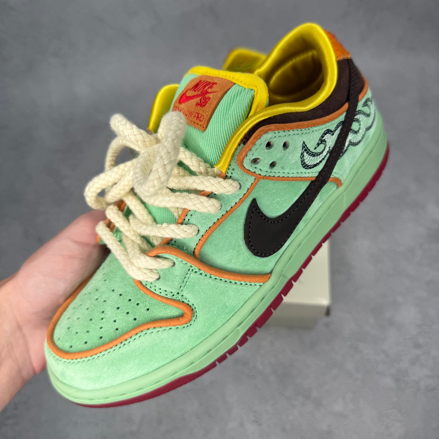 Nike SB Dunk Low Rodeo Tourmaline *pre-owned* SIZE 5
