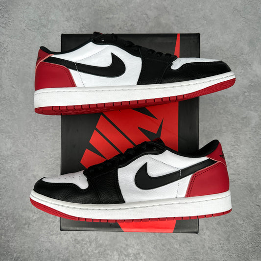 Jordan 1 Retro Low OG Black Toe (2023) VNDS *pre-owned* SIZE 9
