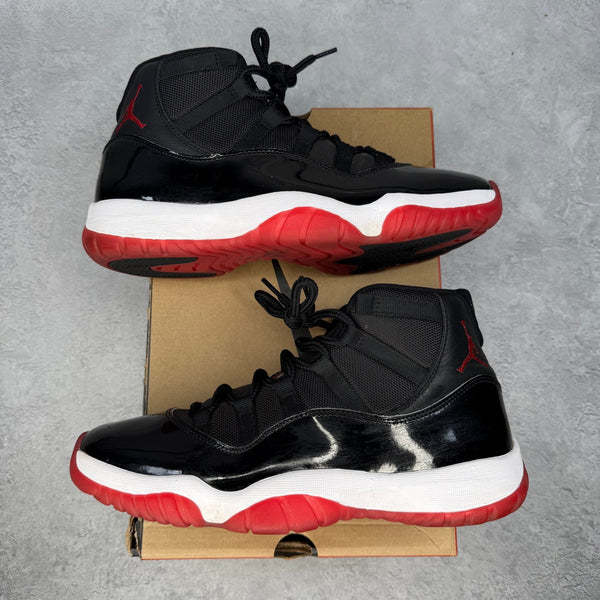 Jordan 11 Retro Playoffs Bred (2019) *pre - owned* SIZE 10.5 - Kicks Collective PA - Jordan - 378037-061 - Men's Shoes - 10.5M/12W - Pre - Owned