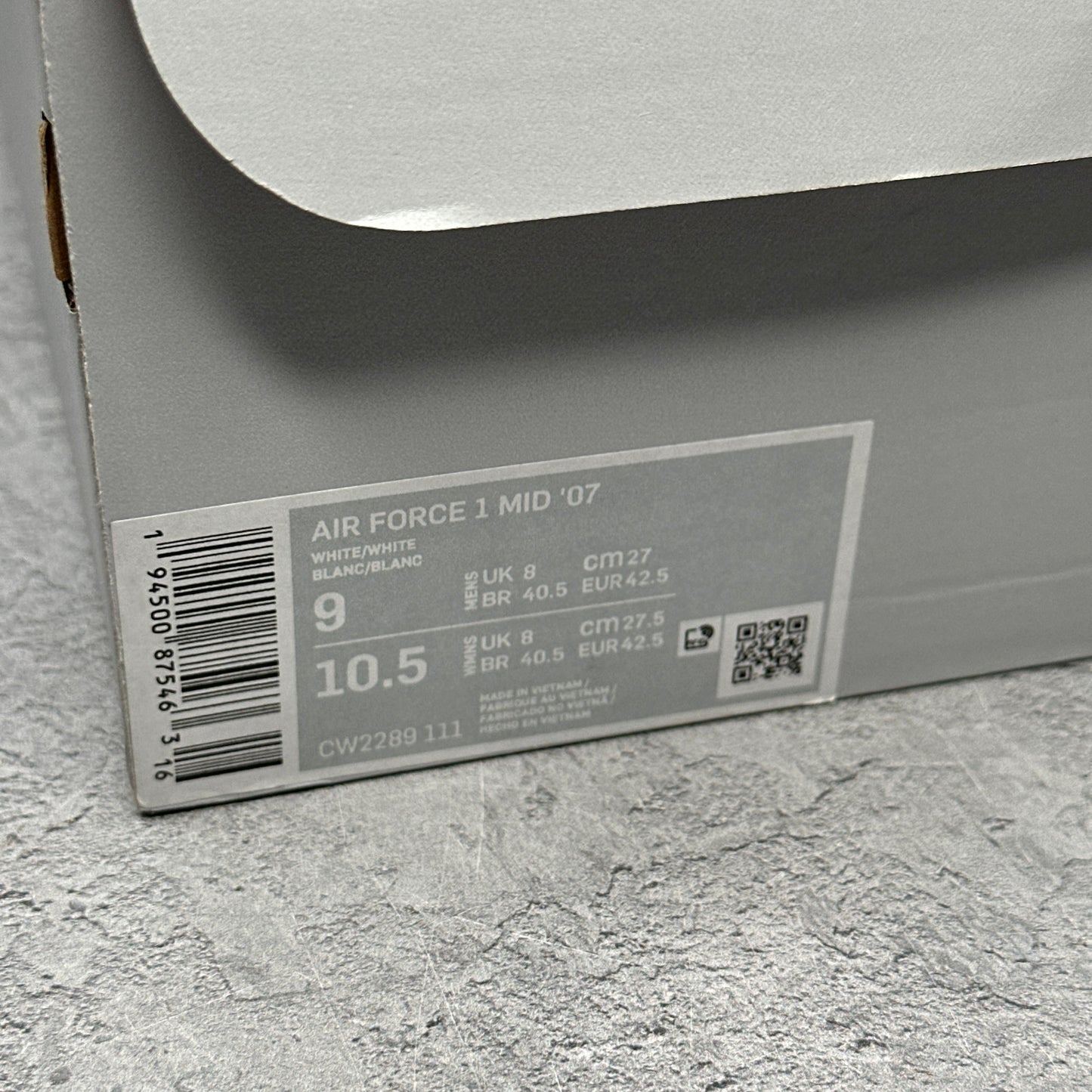 Nike Air Force 1 Mid '07 White