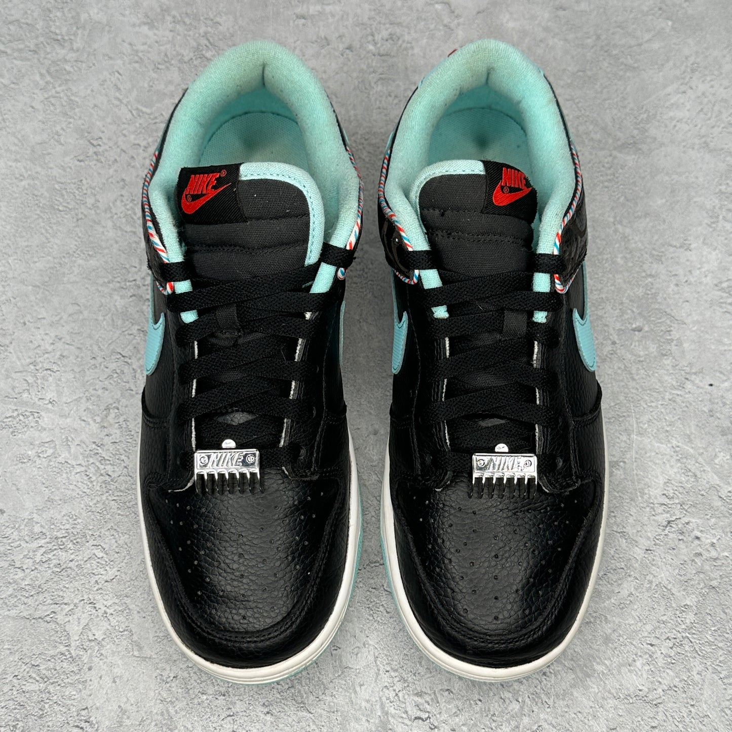 Nike Dunk Low SE Barber Shop Black *pre-owned* SIZE 8.5
