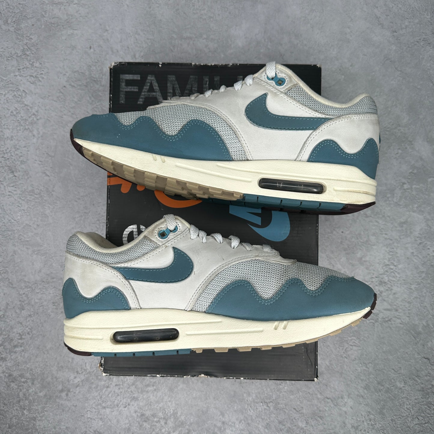 Nike Air Max 1 Patta Waves Noise Aqua *pre-owned* SIZE 10