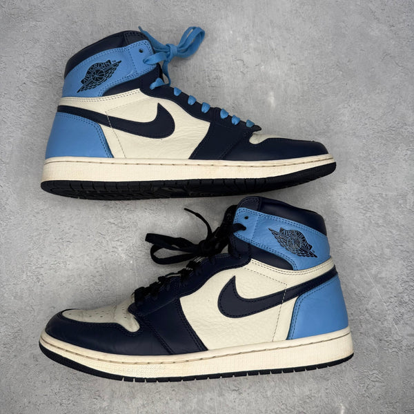 Jordan 1 Retro High Obsidian *pre - owned* SIZE 11 - Kicks Collective PA - Jordan - 555088-140 - Men's Shoes - 11M/12.5W - Pre - Owned - No Box