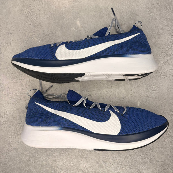 Nike Zoom Fly Flyknit Deep Royal *pre - owned* SIZE 12 - Kicks Collective PA - Nike - AR4561-400 - Men's Shoes - 12M/13.5W - Pre - Owned - No Box