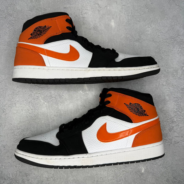 Jordan 1 Mid Shattered Backboard *pre - owned* SIZE 12 - Kicks Collective PA - Jordan - 554724-058 - Men's Shoes - 12M/13.5W - Pre - Owned - No Box