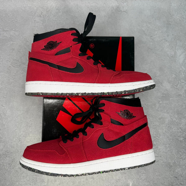 Jordan 1 High Zoom Air CMFT Red Suede *pre - owned* SIZE 8.5 - Kicks Collective PA - Jordan - CT0978-600 - Men's Shoes - 8.5M/10W - Pre - Owned - Replacement Box
