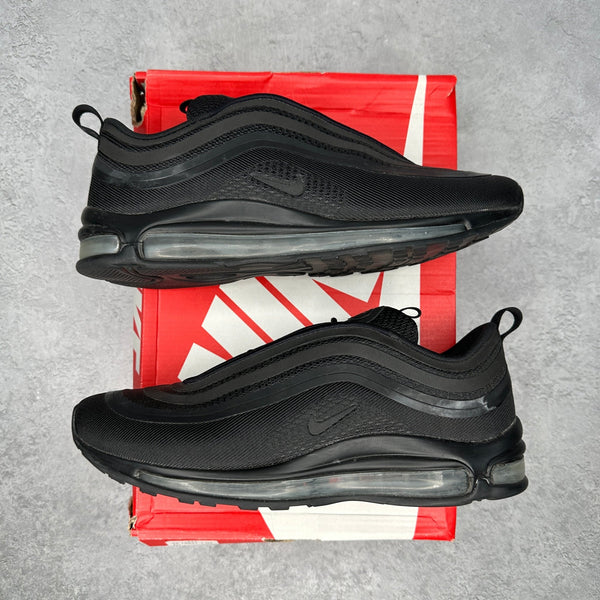 Nike Air Max 97 Ultra 17 Triple Black *pre - owned* SIZE 9.5 - Kicks Collective PA - Nike - 918356-002 - Men's Shoes - 9.5M/11W - Pre - Owned