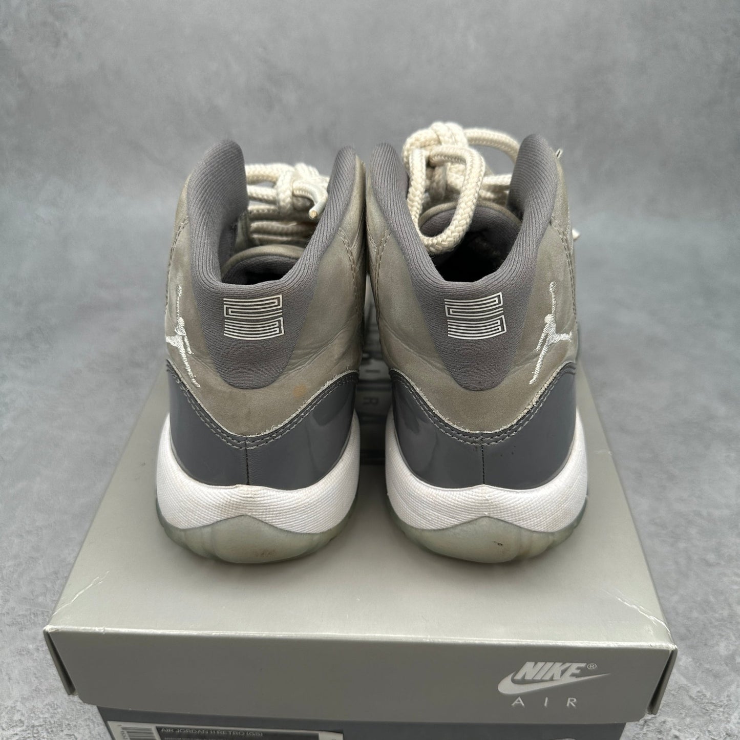 Jordan 11 Retro Cool Grey (2021) (GS) *pre - owned* SIZE 4.5Y - Kicks Collective PA - Jordan - 378038 - 005 - Men's Shoes - 4.5M/6W - Pre - Owned