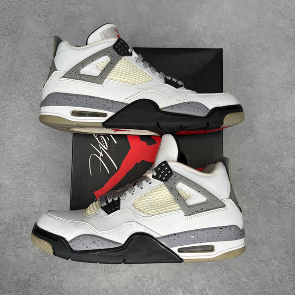 Jordan 4 Retro White Cement (2012) *pre - owned* SIZE 10 - Kicks Collective PA - Jordan - 308497-103 - Men's Shoes - 10M/11.5W - Pre - Owned - Replacement Box