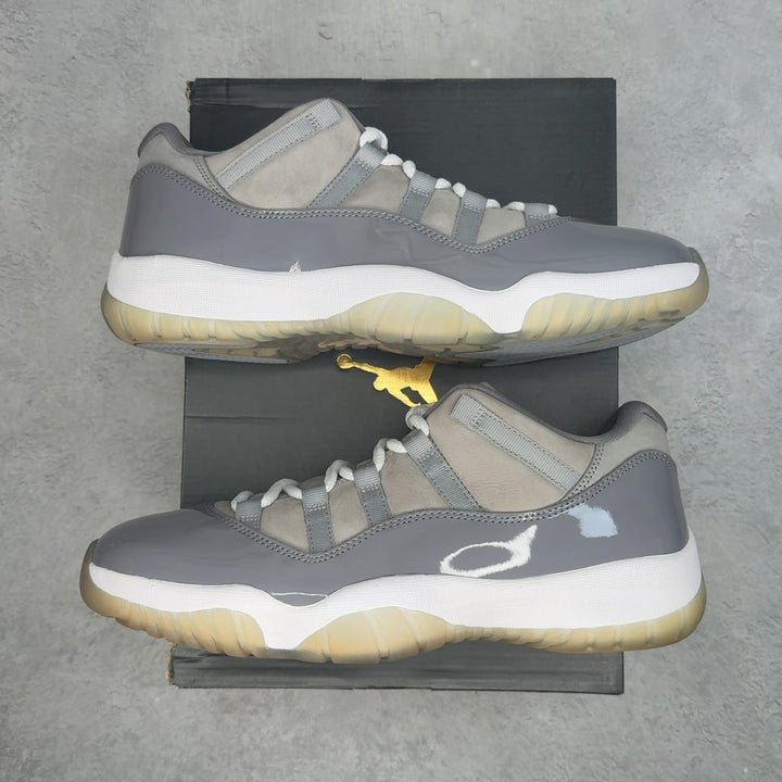 Jordan 11 Retro Low Cool Grey 10.5 (New) - front