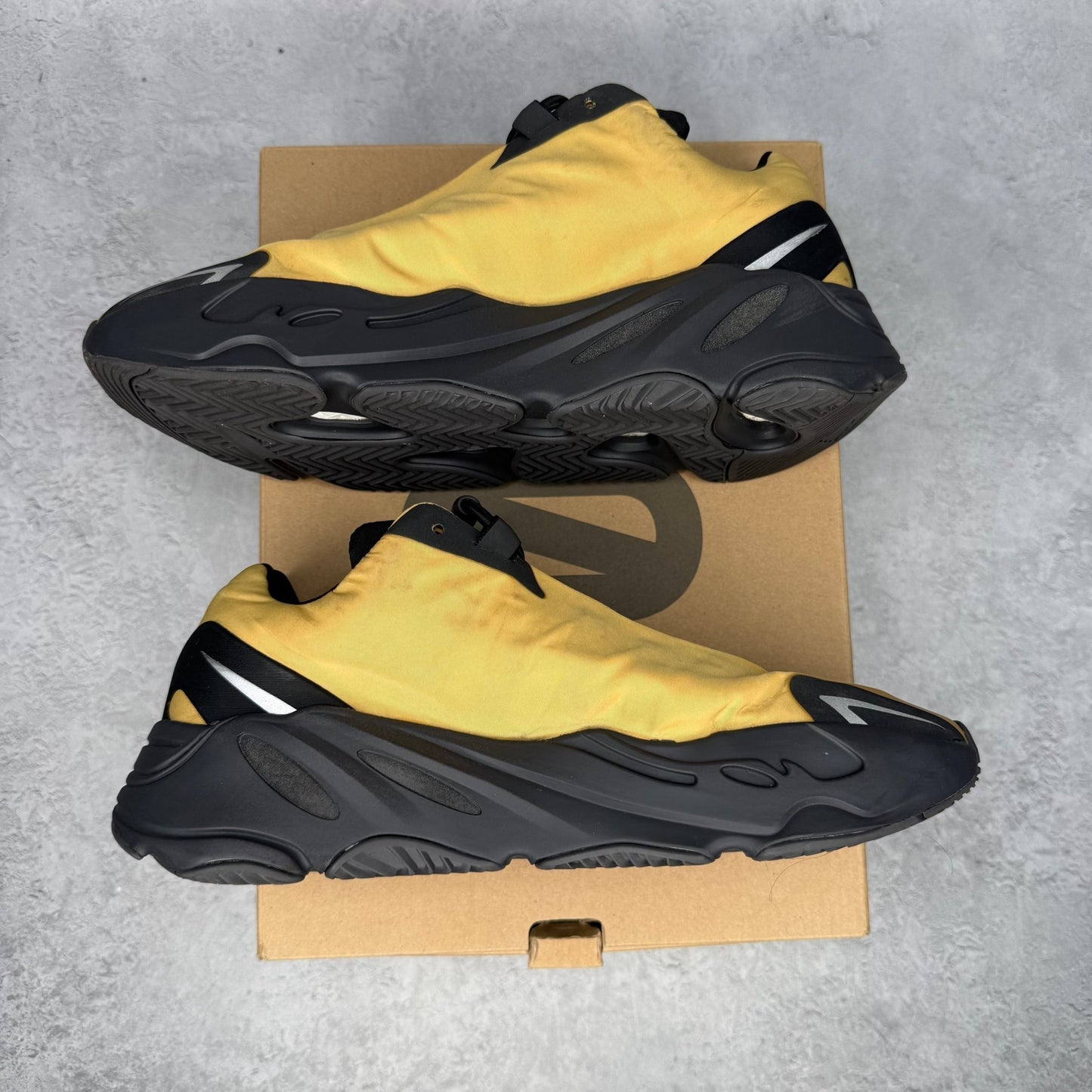 adidas Yeezy Boost 700 MNVN Honey Flux *pre - owned* SIZE 9 - Kicks Collective PA - adidas - GZ0717 - Men's Shoes - 9M/10.5W - Pre - Owned - Replacement Box
