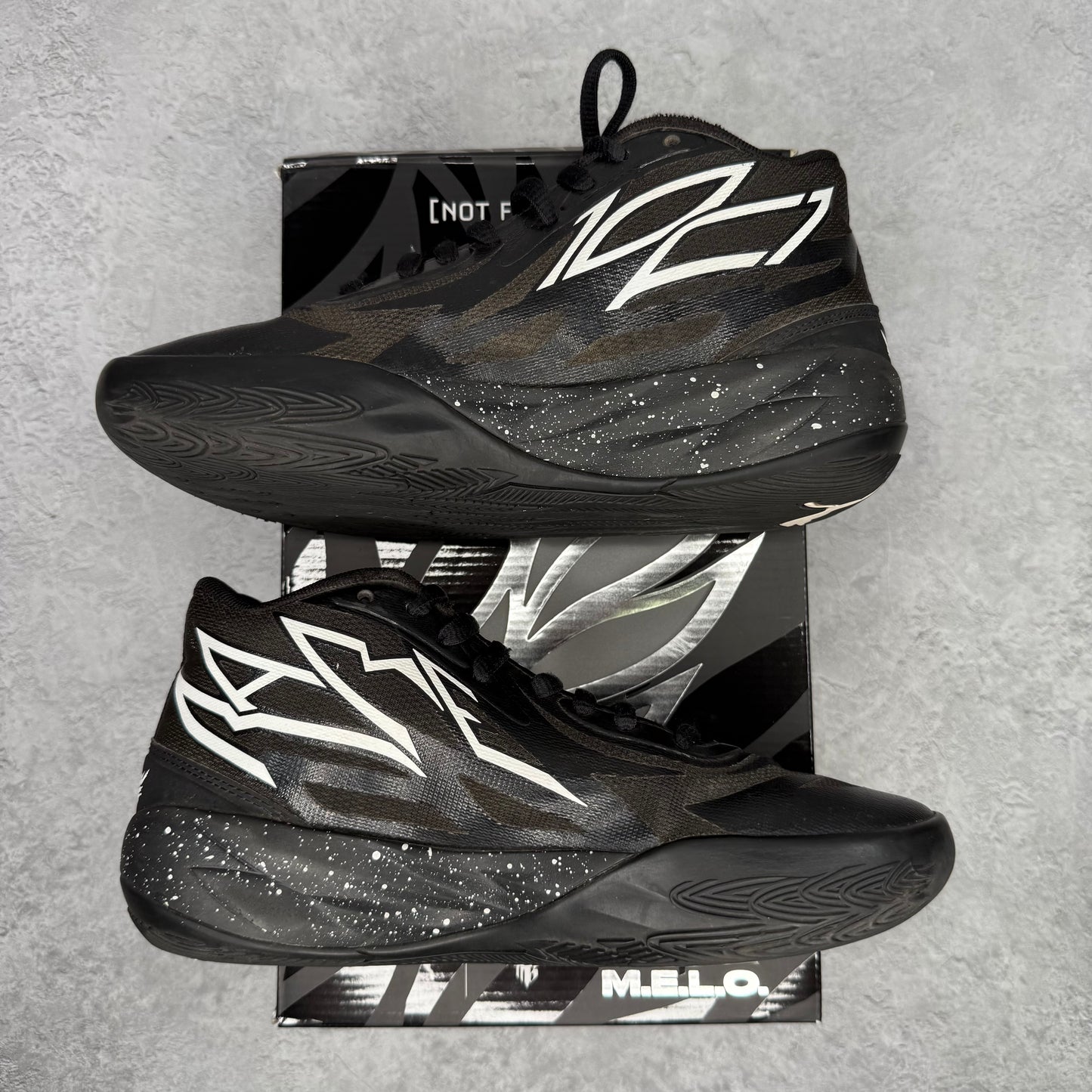 Puma LaMelo Ball MB.02 Oreo (GS) *pre-owned* SIZE 5.5Y