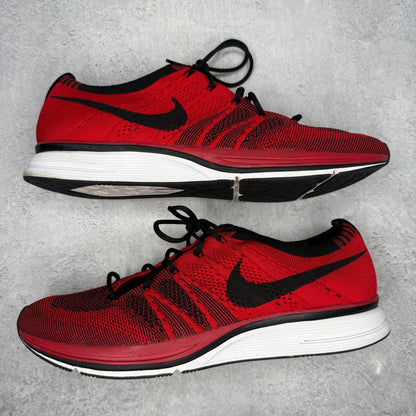 Nike Flyknit Trainer University Red (2018) *pre - owned* SIZE 10 - Kicks Collective PA - Nike - AH8396-601 - Men's Shoes - 10M/11.5W - Pre - Owned - No Box