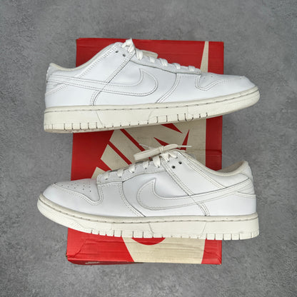 Nike Dunk Low Triple White (2021) (Women's) *pre-owned* SIZE 10M/11.5W
