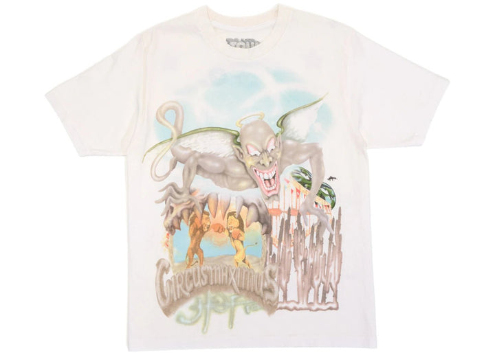 Travis Scott Utopia Circus Maximus 2023 Tour III Tee White - Kicks Collective PA - Travis Scott - TRAVIS-16Z4E4BS - Apparel - XL - Brand New