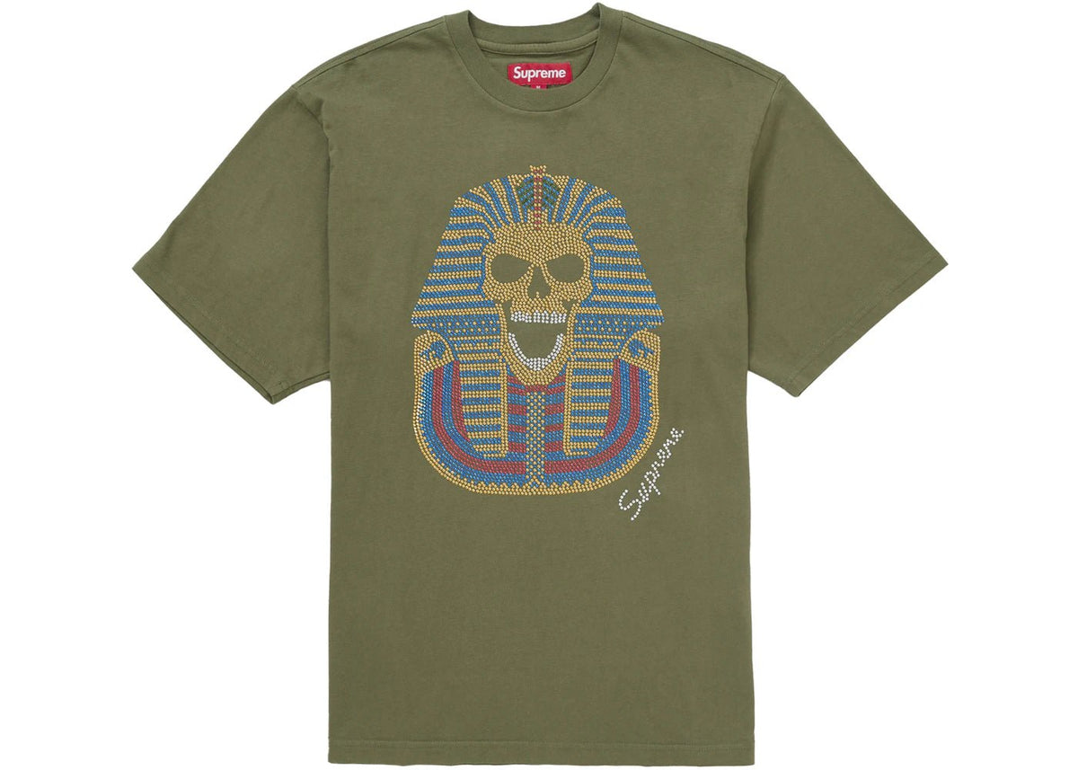 Supreme King Tut S/S Top Olive - Kicks Collective PA - Supreme - SUPREME-VAM2K6VR - Apparel - M - Brand New