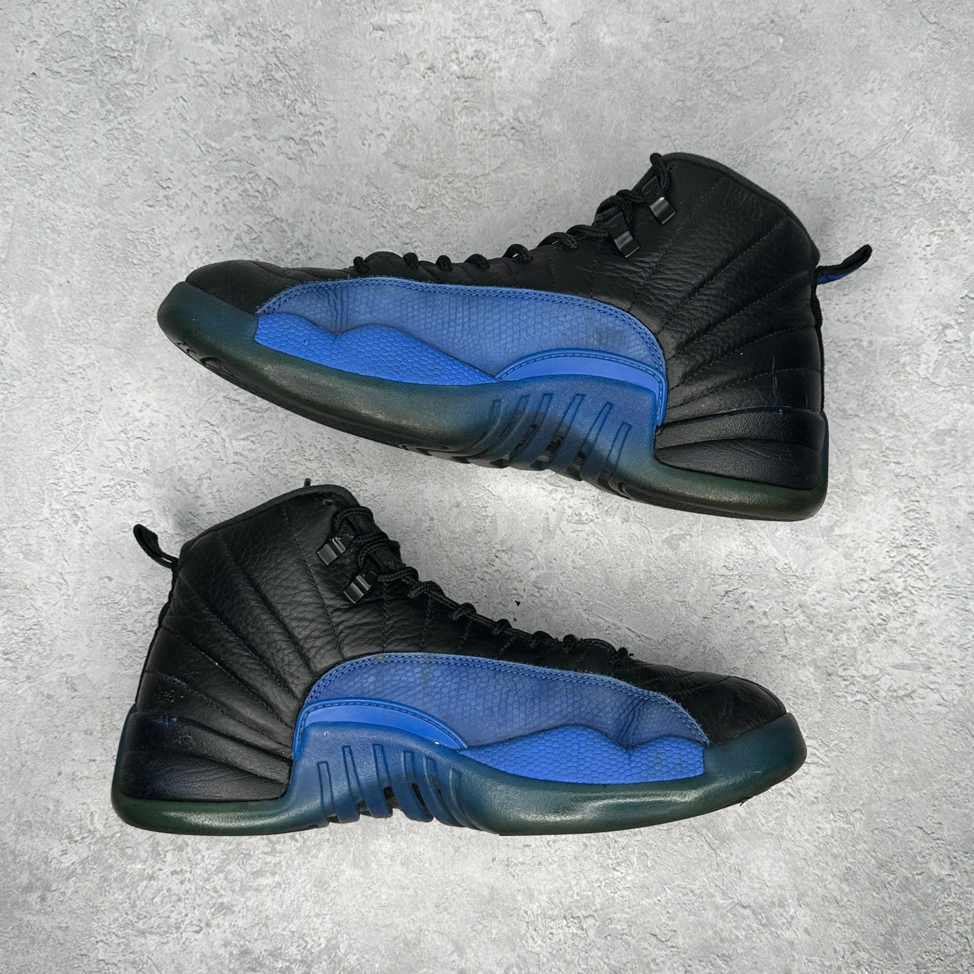 Jordan 12 Retro Black Game Royal *pre - owned* SIZE 10 - Kicks Collective PA - Jordan - 130690 - 014 - Men's Shoes - 10M/11.5W - Pre - Owned