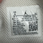 Jordan 1 Mid Triple White pre-owned size 8