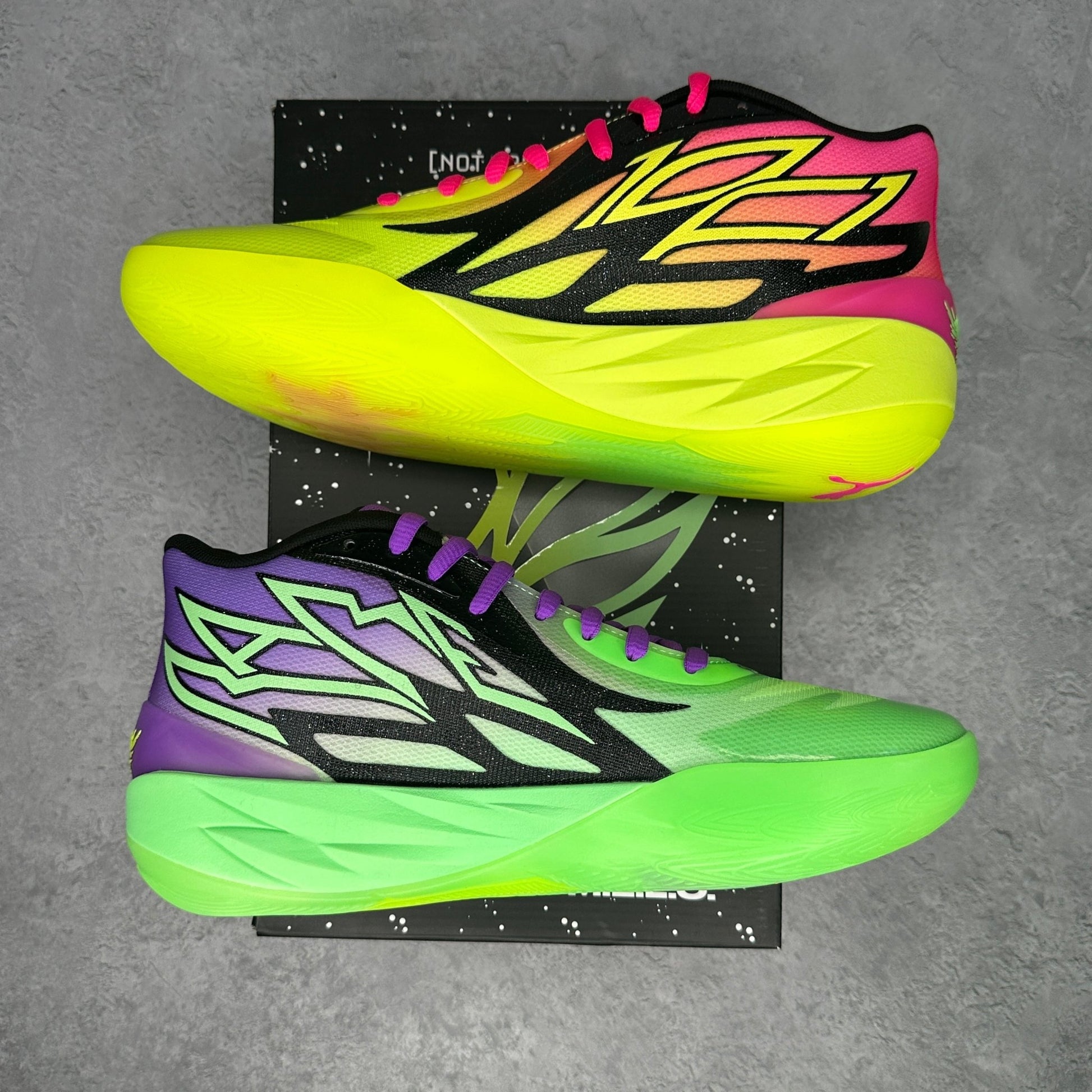 Puma LaMelo Ball MB.02 Rick & Morty Adventures - Kicks Collective PA - Puma - 377411 - 02 - Men's Shoes - 10M/11.5W - Brand New