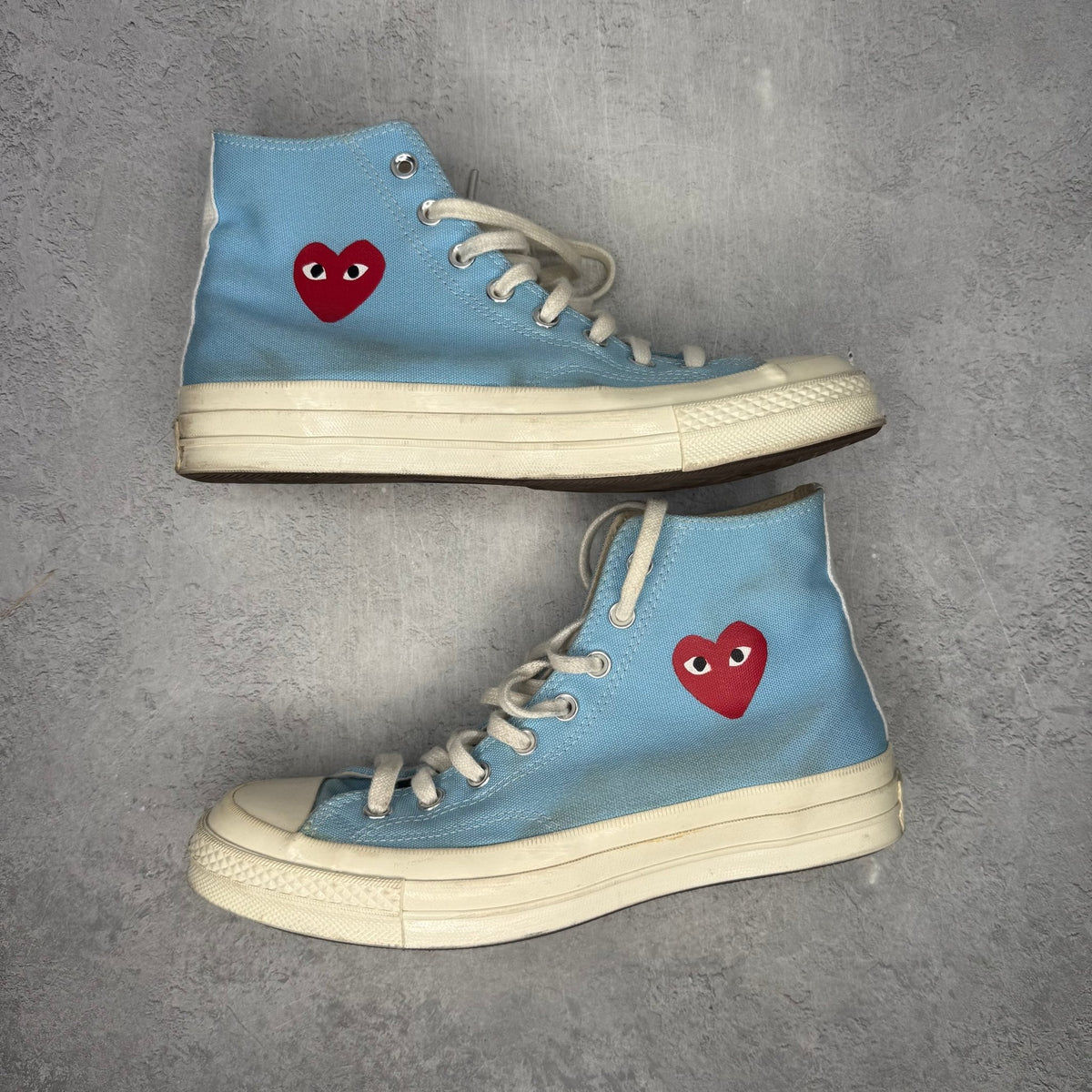 Converse Chuck Taylor All Star 70 Hi Comme des Garcons PLAY Bright Blue - Image 1
