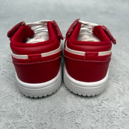 Jordan 1 Low Alt Gym Red White (TD) *pre-owned* SIZE 6C