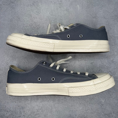 Converse Chuck Taylor All Star 70 Ox Comme des Garcons PLAY Grey *pre - owned* SIZE 12 - Kicks Collective PA - Converse - 171849C/A08797C - Men's Shoes - 12M/13.5W - Pre - Owned - No Box