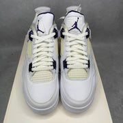Jordan 4 Retro Metallic Purple *yellowing*