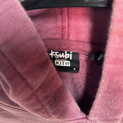 Kith x Ksubi Jonez Hoodie Washed Cabernet pre-owned size Large