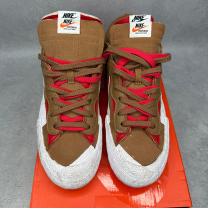 Nike Blazer Low sacai British Tan *pre - owned* SIZE 11 - Kicks Collective PA - Nike - DD1877-200 - Men's Shoes - 11M/12.5W - Pre - Owned