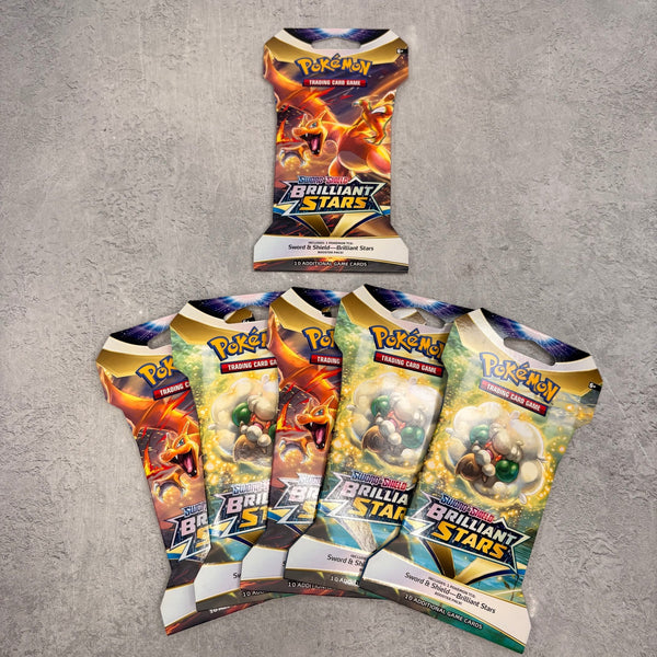 Pokémon Sword & Shield Brilliant Stars Booster Pack (Artwork May Vary) - Kicks Collective PA - Pokemon - POKÉMON-NGQB4TOF - Accessories - OS - Brand New