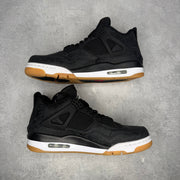Jordan 4 Retro Laser Black Gum *pre-owned* SIZE 10
