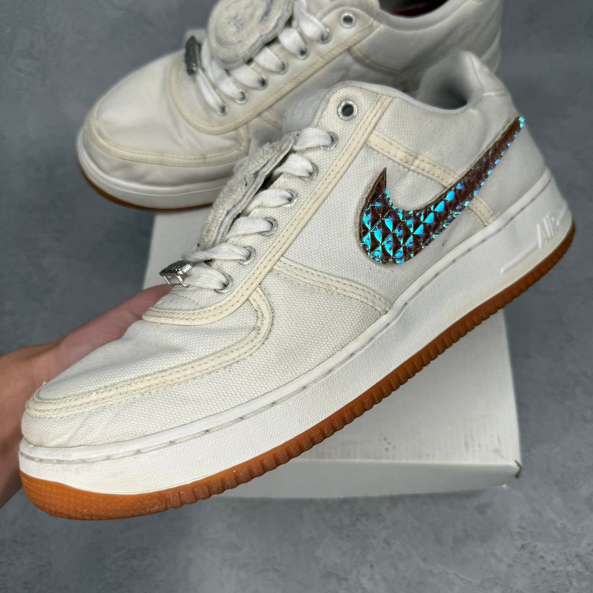 Nike Air Force 1 Low Travis Scott (AF100) *pre - owned* SIZE 11 - Kicks Collective PA - Nike - AQ4211 - 100 - Men's Shoes - 11M/12.5W - Pre - Owned