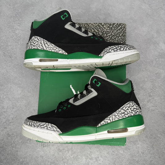 Jordan 3 Retro Pine Green *pre-owned* SIZE 9